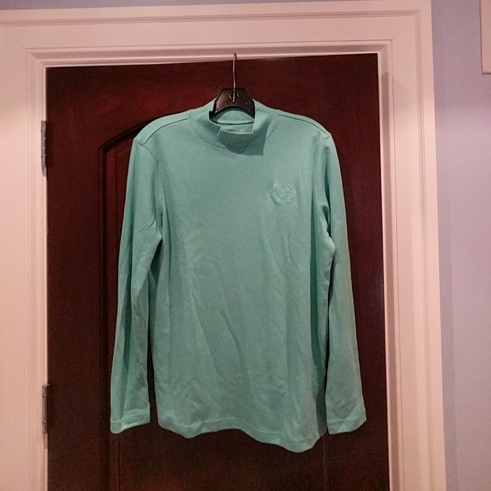 Blair turquoise long sleeve turtleneck shirt (new)